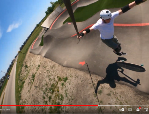 Surfskating the Pump Track